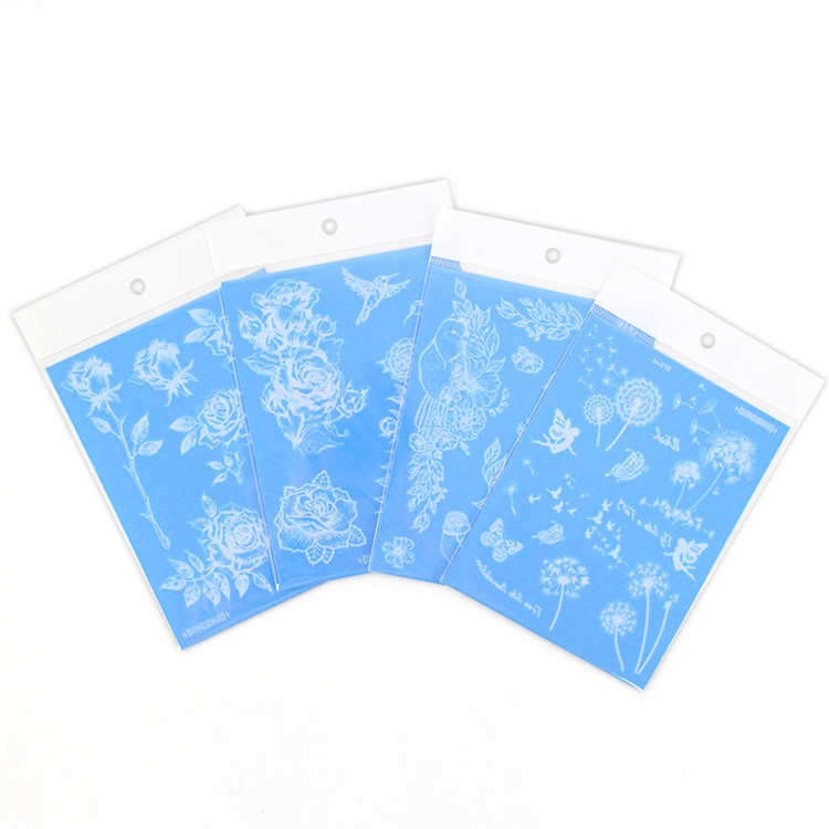 Temporary India Mehndi Mandala Flower Black Tattoo Stickers Henna