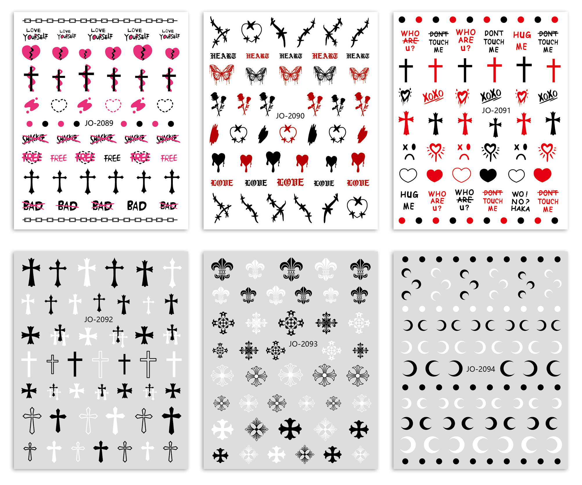 Graffiti Kroxin nail stickers