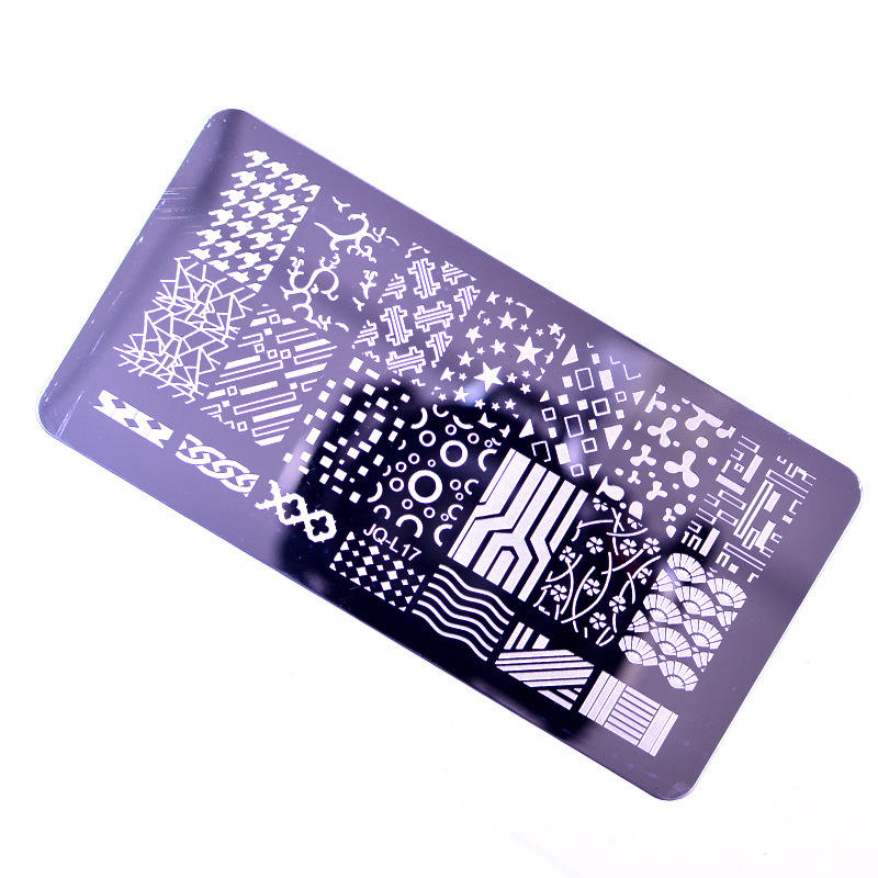 Stainless Steel Flower Furniture Sea Animal Nail Art Stamping Plate