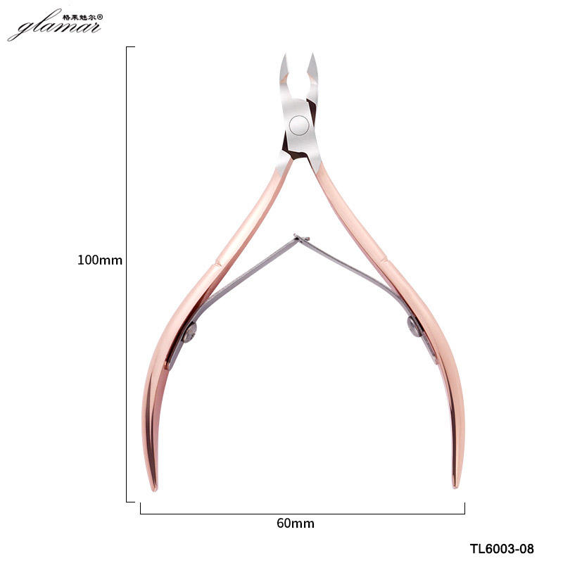  Rose Gold Stainless Steel Nail Cuticle Pushers Kit Finger Manicure Nail tools
