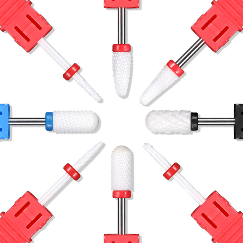 Professional Manicure Ceramic Xtra Fine Nail Drill Bits Polish Nail Ceramic Drill bit