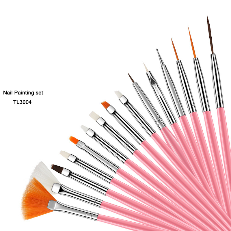 15 pcs/set Nail Decoration Drawing Pen Brush Tool