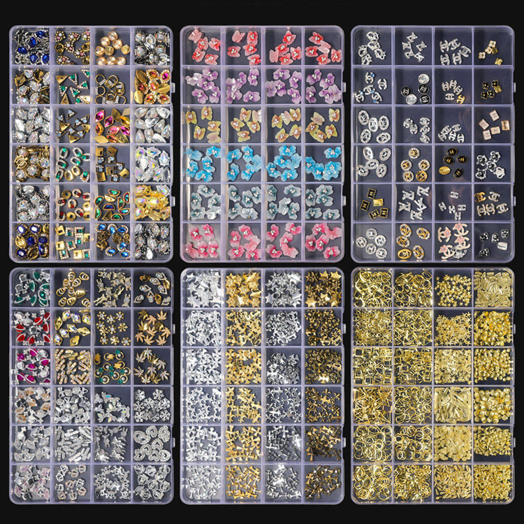 Wholesale Caws Luxury Designer Flat Back Rhinstone Diamond Charms