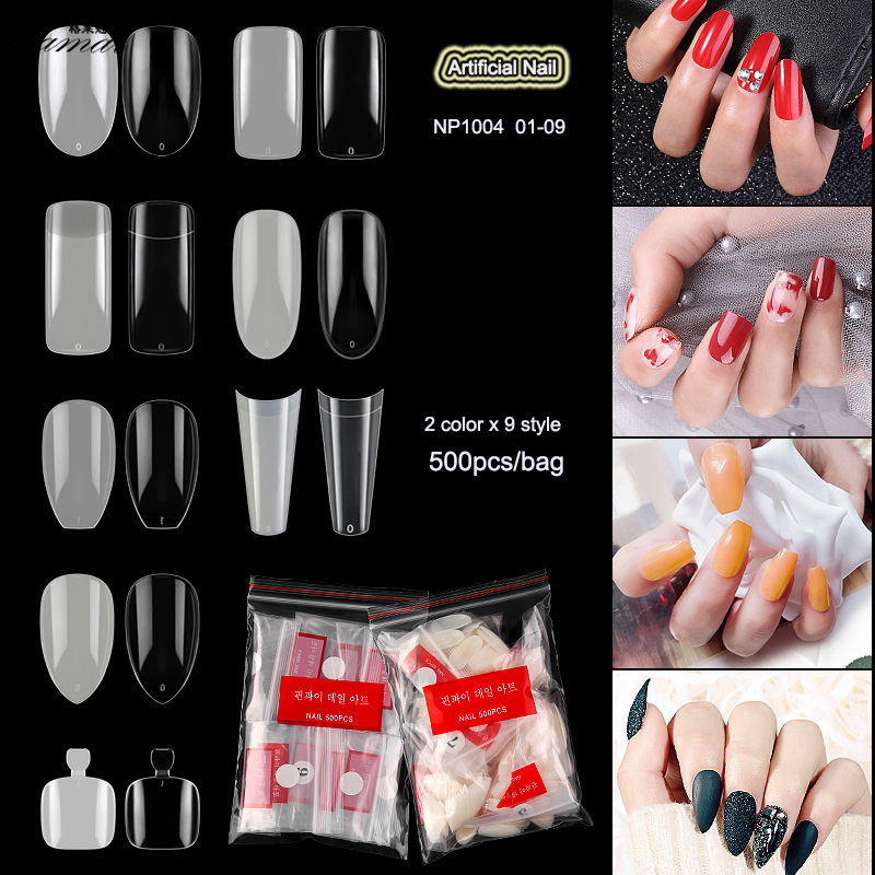 Women’S False Nails Gloss Acrylic UV False Nails Tips