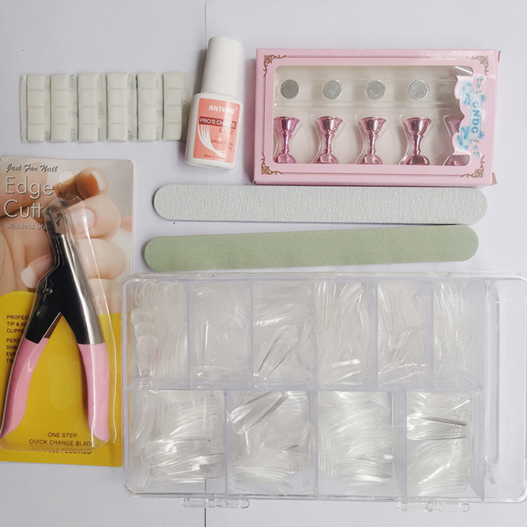 Wholesale Top Quality Hot Selling Soft Gel Nail Extension Tips Kit