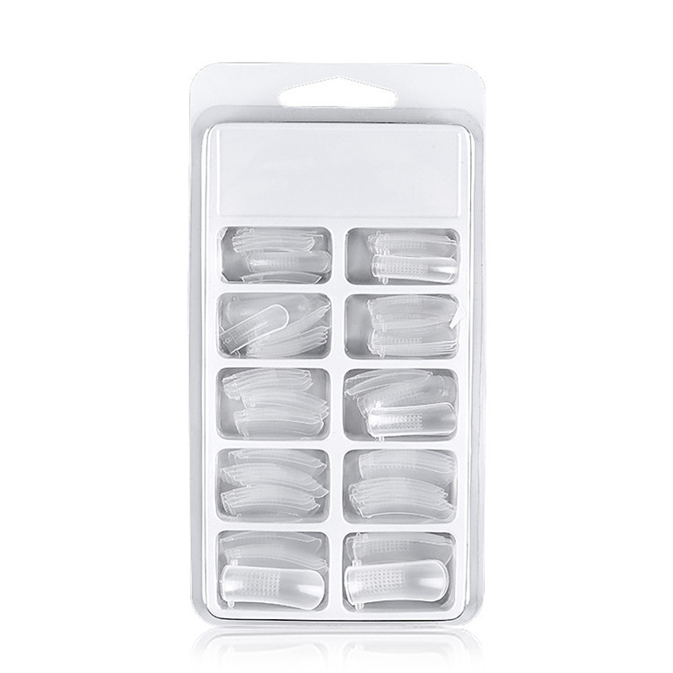 Transparent Artificial Extension Handmade False Half Cover Nails Gel Model