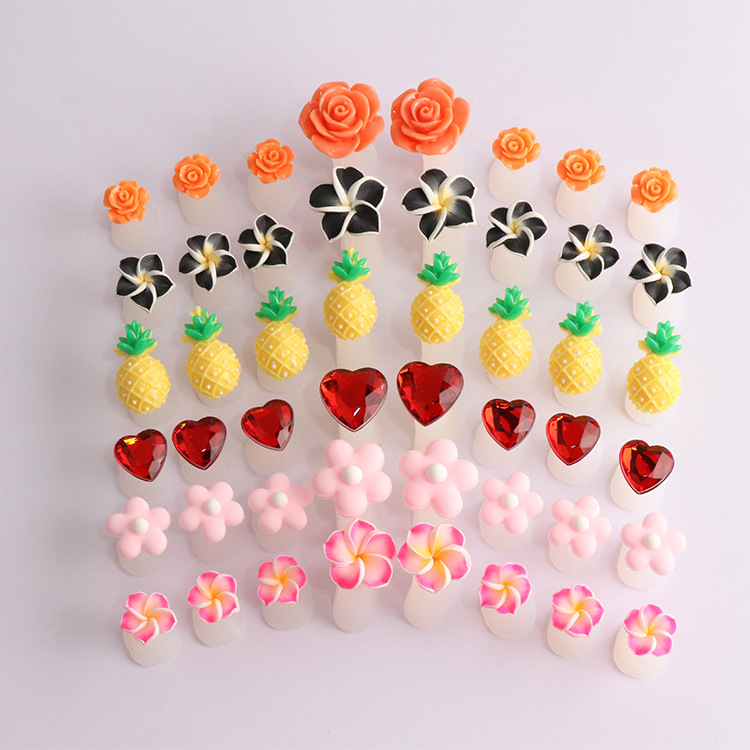 Flower Rhinestone Soft Silicone Gel Pedicure Toe Separator