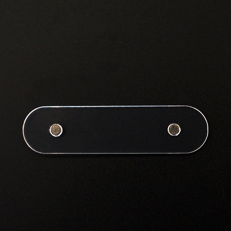 Transparent Strong Double-sided Adhesive Sticky Color Card Glue Tape Rectangle Acrylic Plate for Nails Display