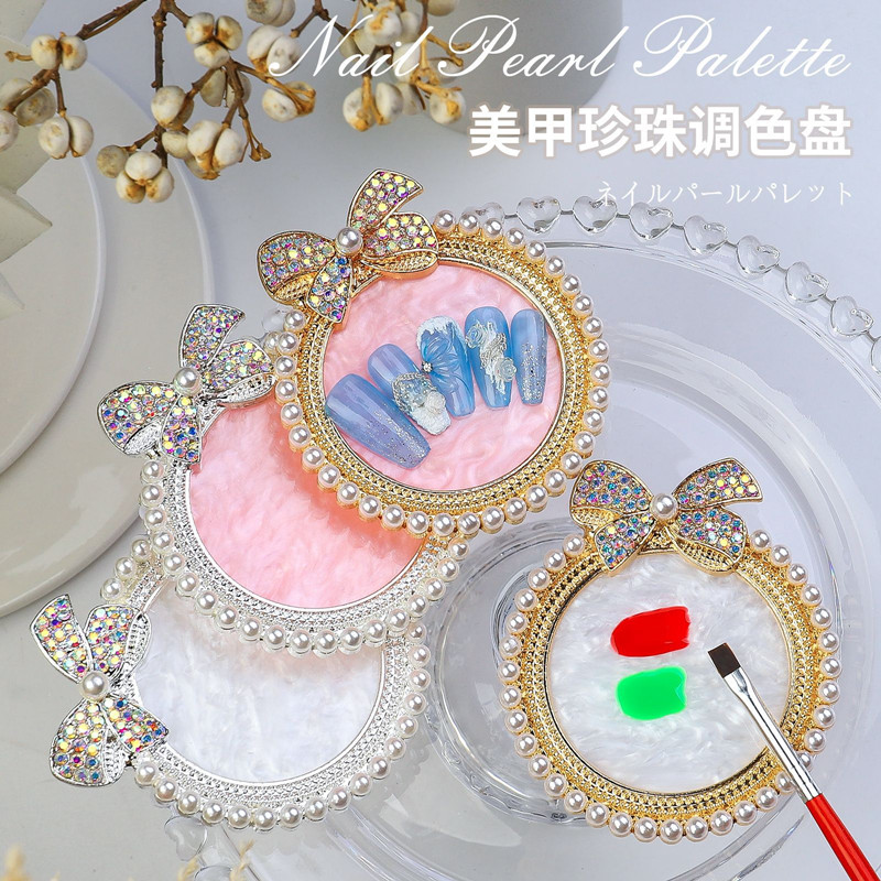 Mixed Nail Polish Color Mixing Resin Nail Art Palette