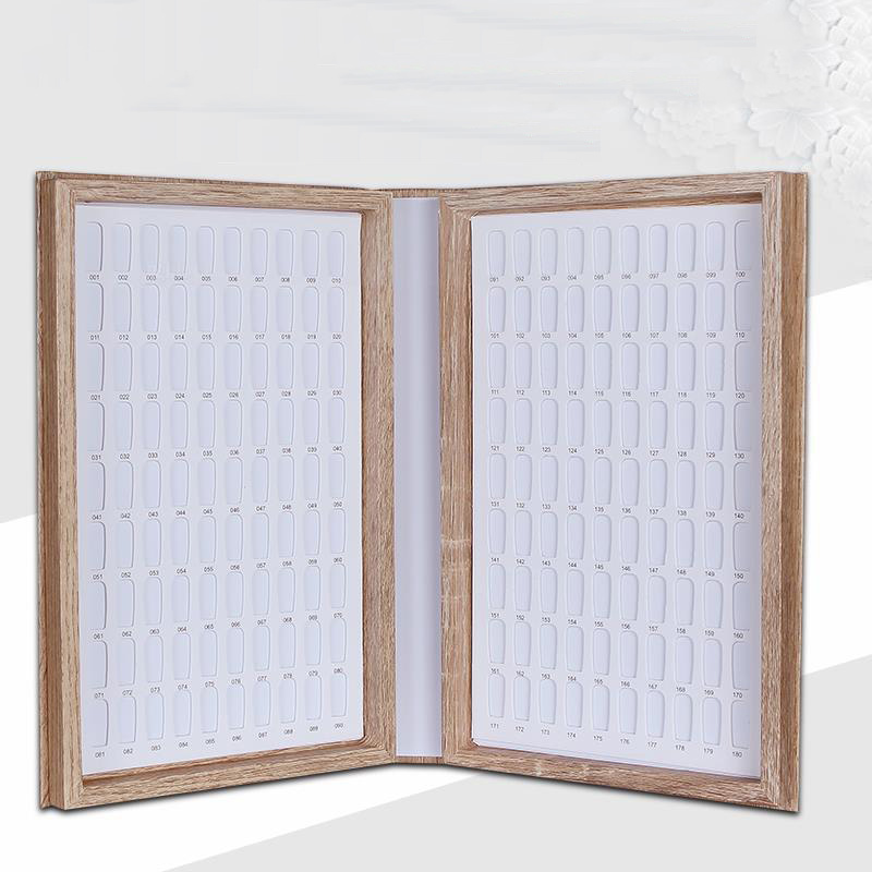 Latest 180 Gel Polish Colors Nail Art Tip Color Chart Display Book