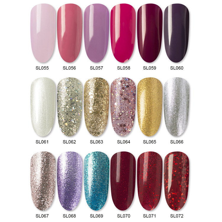 72 Color Nail Decoration Non-toxic 15 ml Soak Off Varnish Nail Gel Polish