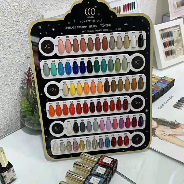 72 Color Nail Decoration Non-toxic 15 ml Soak Off Varnish Nail Gel Polish