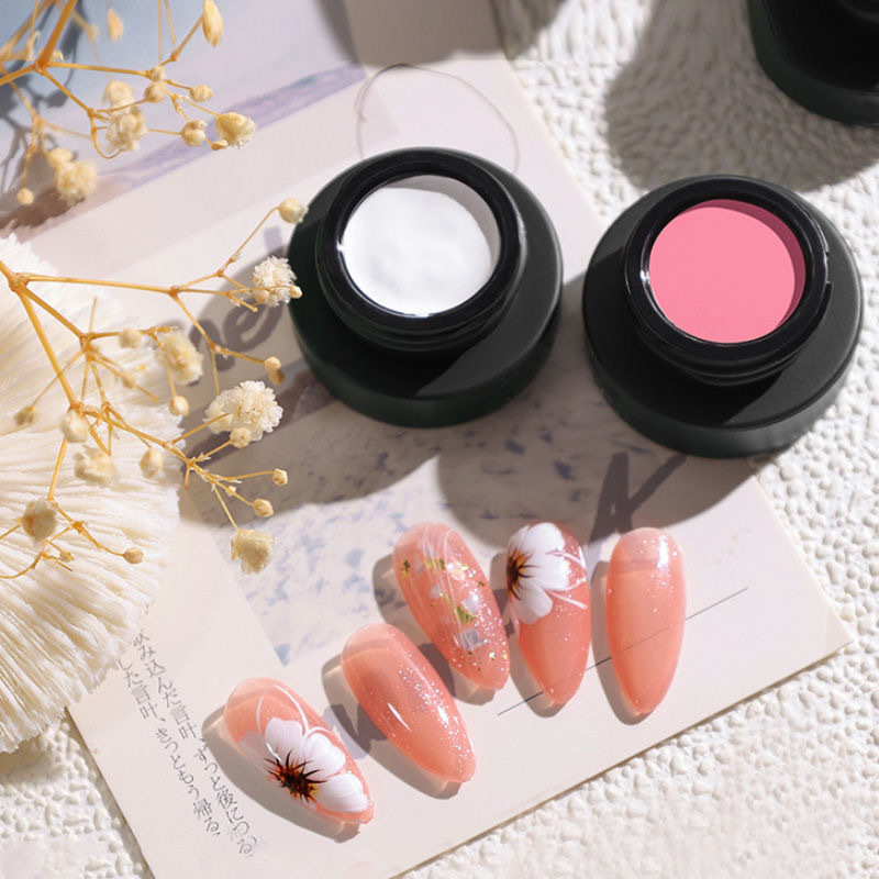 12 Color 8 ml Non-toxic False Nail UV Nail Art Painting Gel