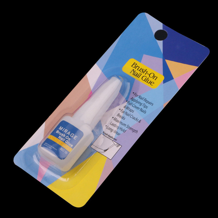  Harmless Round Bottle 10g Artificial Strong Press on Nail Glue