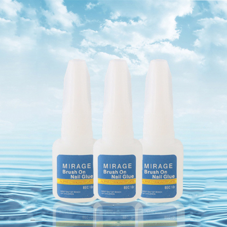  Harmless Round Bottle 10g Artificial Strong Press on Nail Glue