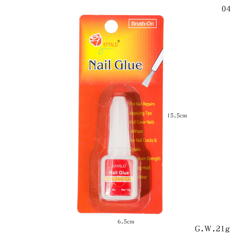 Harmless Non-toxic 10g Artificial Pink Strong Nail Tips Glue