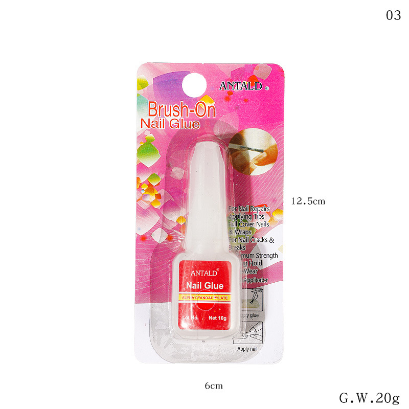 Harmless Non-toxic 10g Artificial Pink Strong Nail Tips Glue