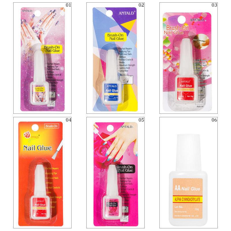 Harmless Non-toxic 10g Artificial Pink Strong Nail Tips Glue
