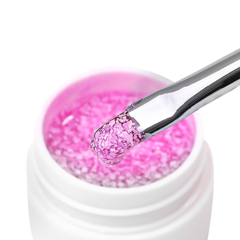 Wholesale Glitter Sequin Soak Off Snowflake Nail Gel Polish